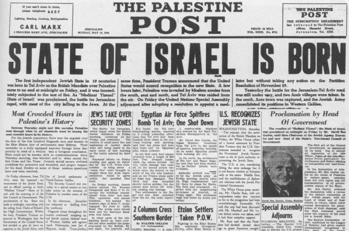 800px-19480516_PalestinePost_Israel_is_born